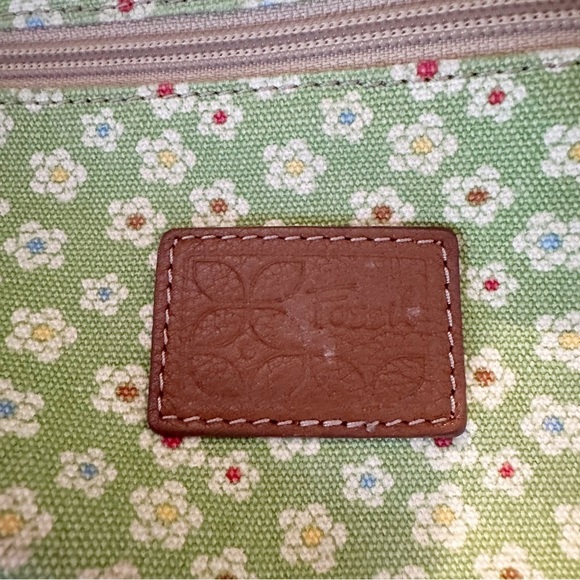 Fossil Coated Canvas Tulip Shoulder Hobo Bag - Picture 5 of 16